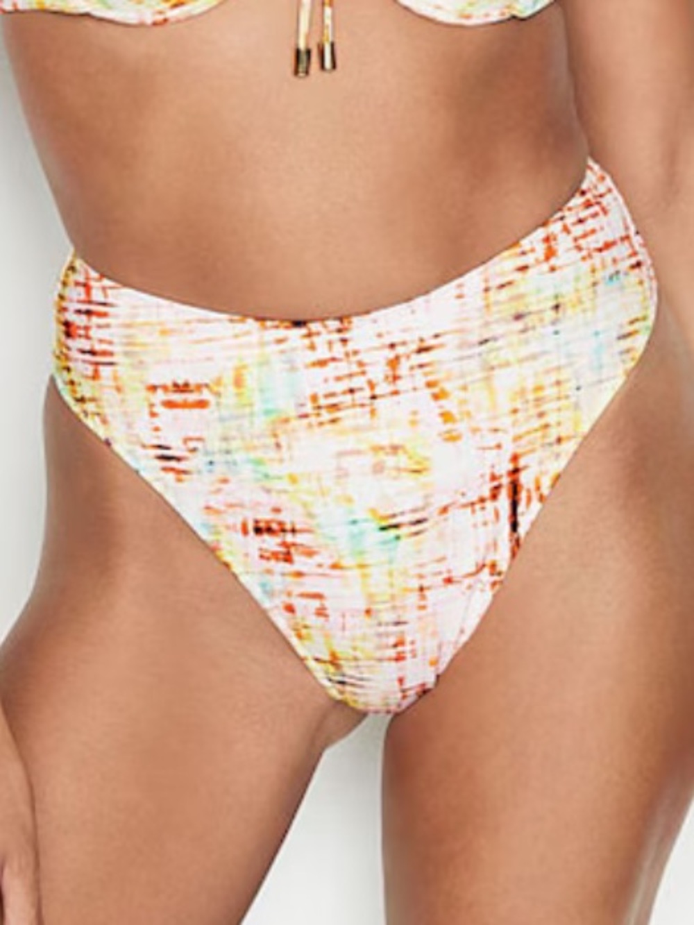 NWT Victoria’s Secret Tie Dye Laurito High Waist Cheeky Bikini Bottom XL
